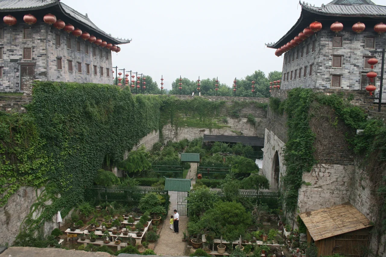 Nanjing kent surlarının görünümü, Haziran 2009