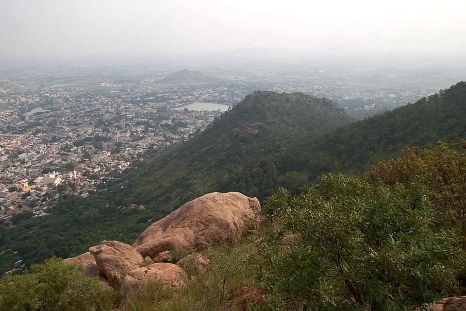 Slopes of Arunachala Hill in Tiruvannamalai