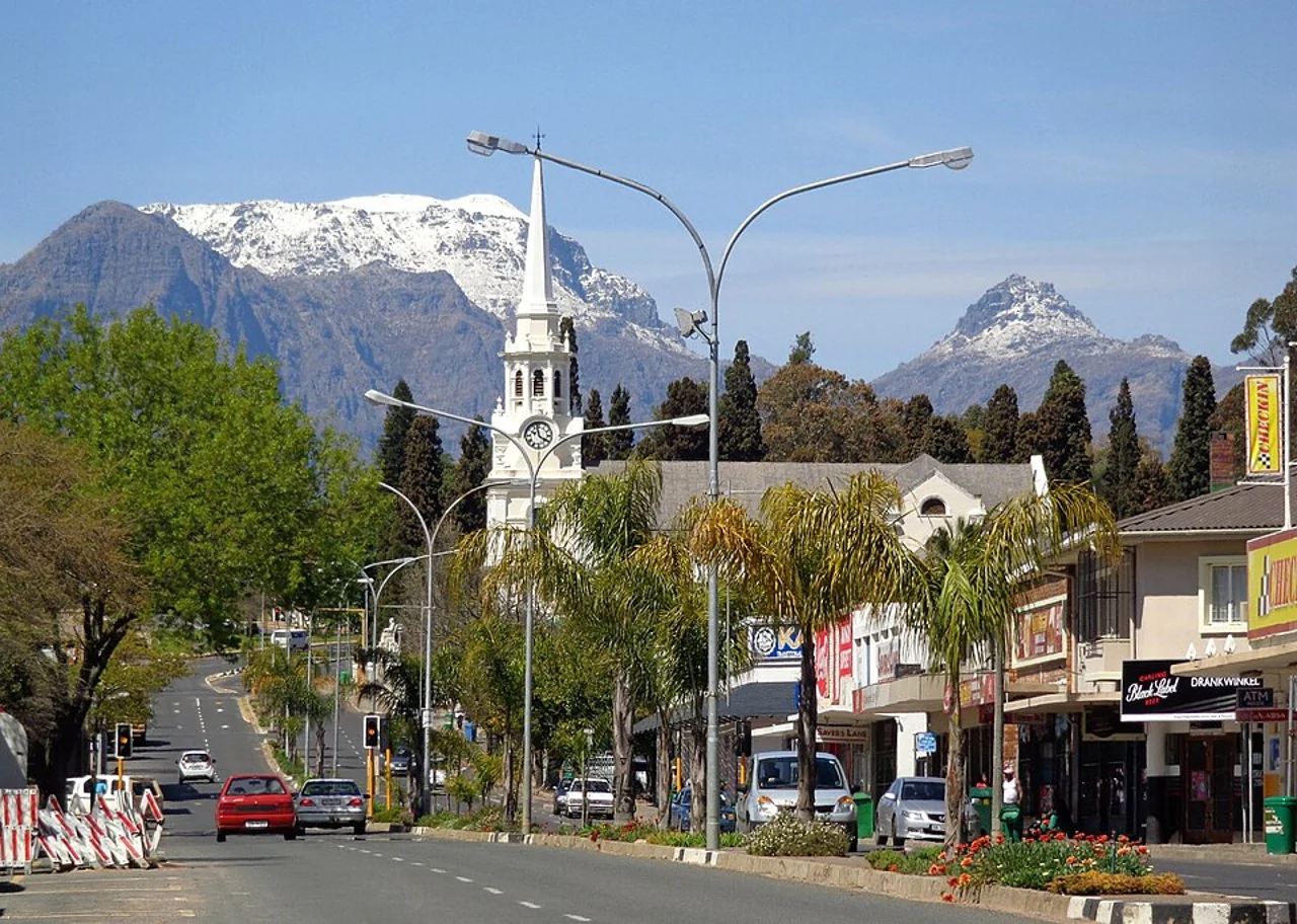 Wellington Western Cape central view, 2013; not New Zealand
