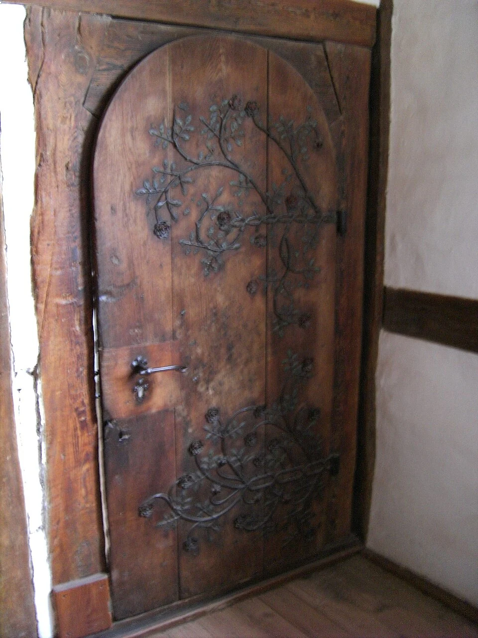 Door beside Luther’s room at Wartburg, photographed in 2005