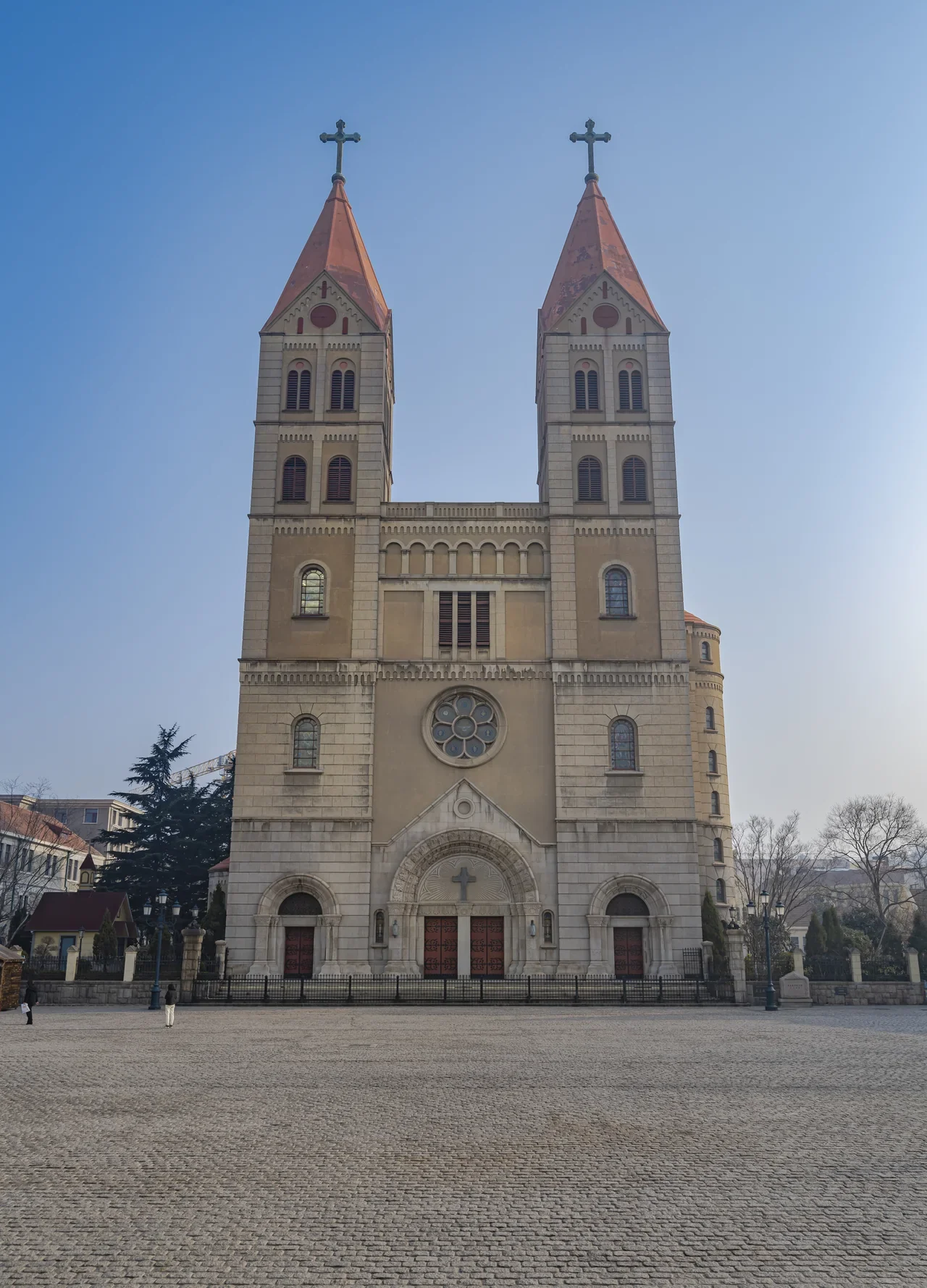 Exterior of Qingdao Catholic Cathedral, March 2024
