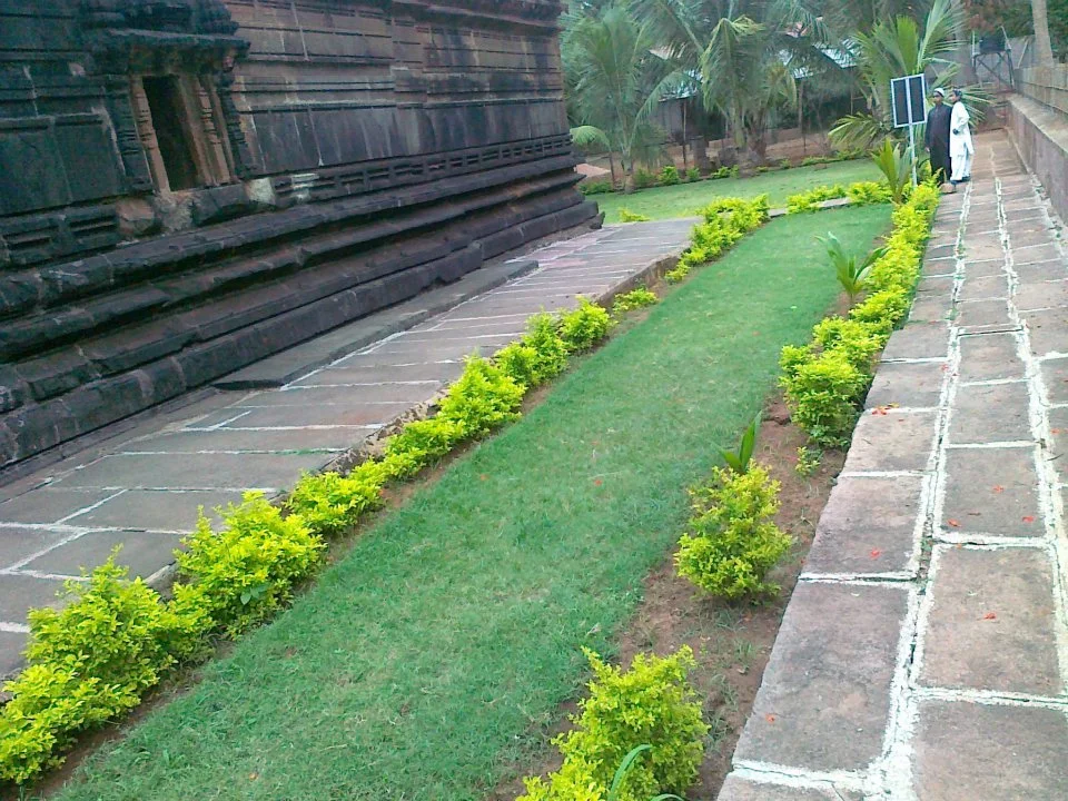 Surroundings of the Jain structure beside Kamala Basti in Belagavi fort