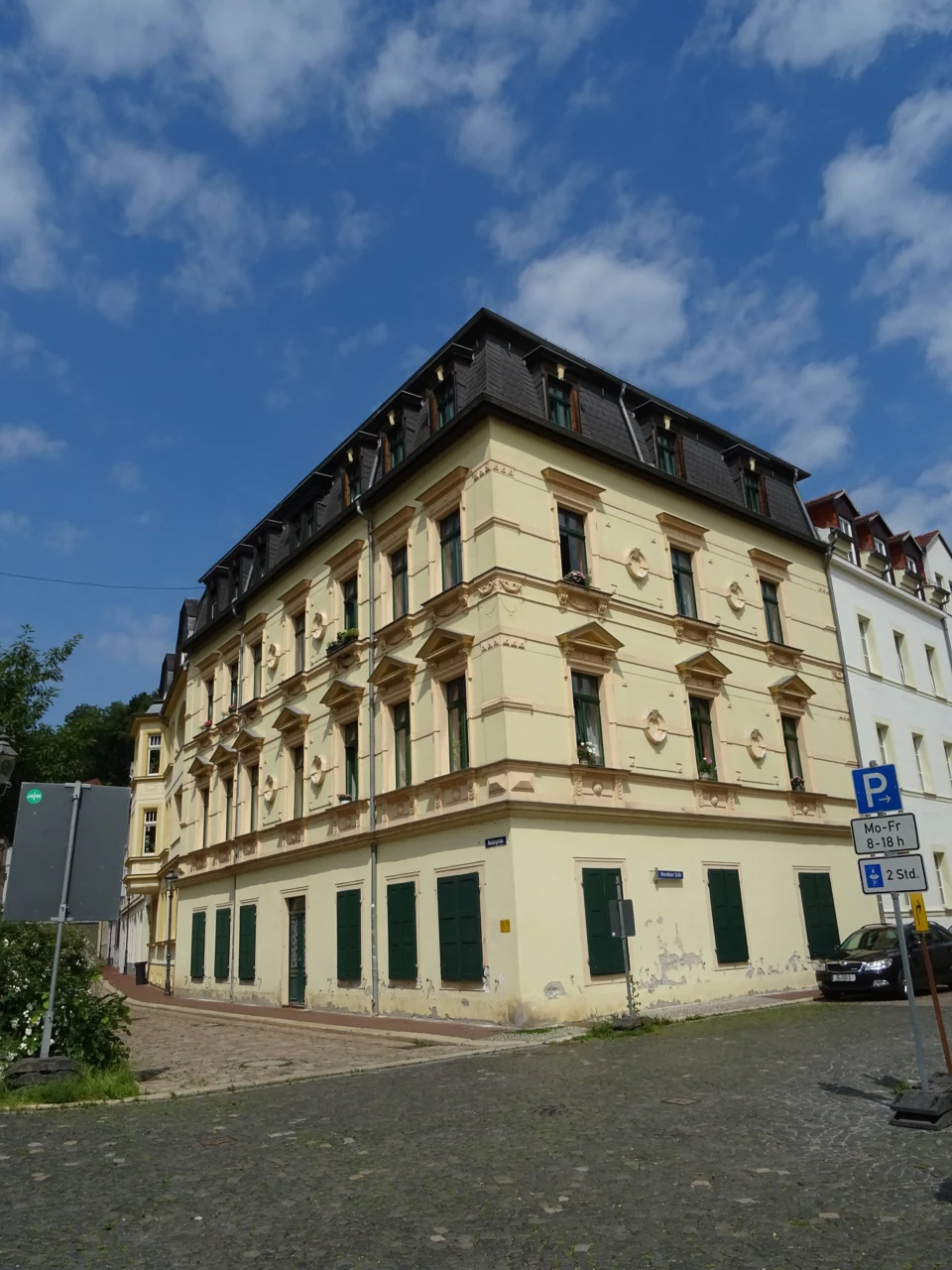 Gera Untermhaus’ta Untermhäuser Straße 1 konut yapısı