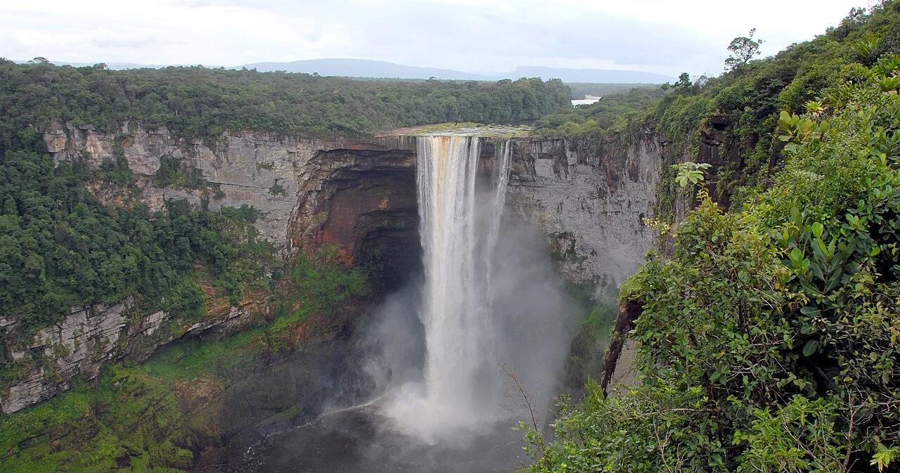 Kaieteur Falls, Guyana; exact capture date is inconsistent in the source