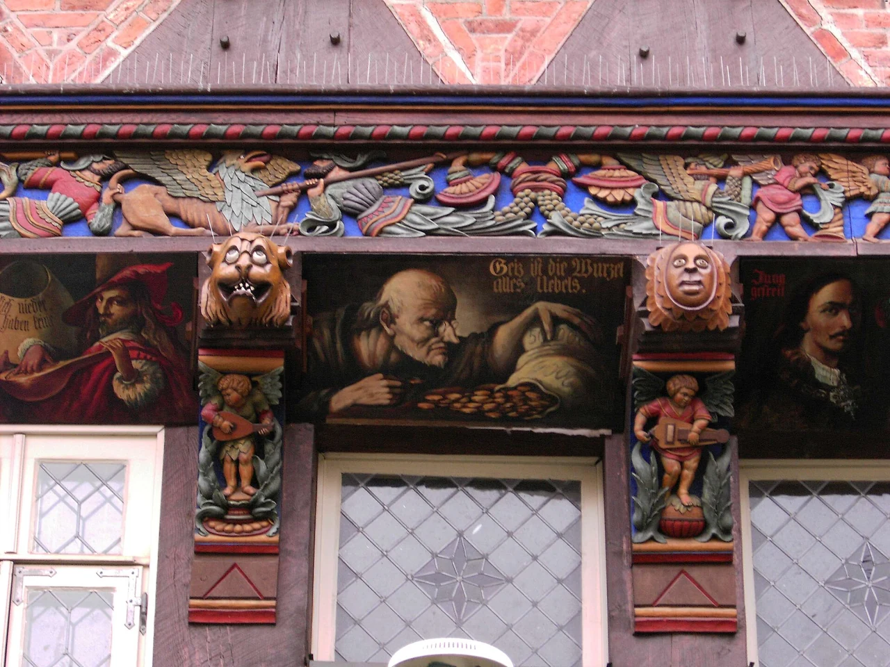 Knochenhaueramtshaus cephe ayrıntısı, 2005
