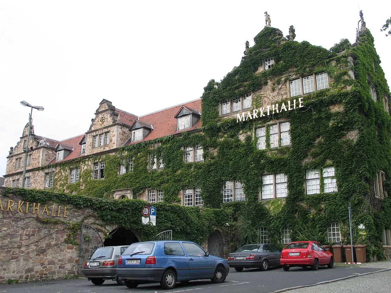Kassel Markthalle dış cephesi, 2006 arşiv görünümü