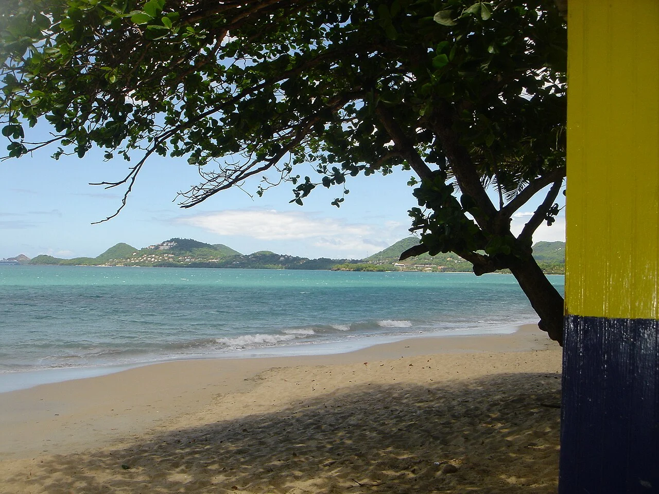Vigie Beach near Castries, 2007; EXIF capture date, not 5 May upload date