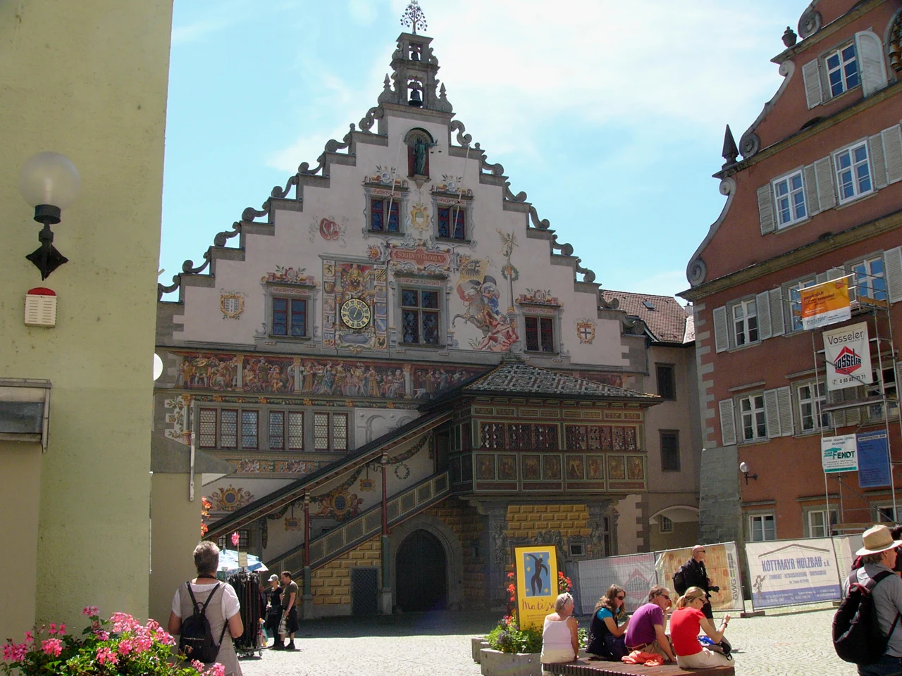 The north façade of Lindau Old Town Hall