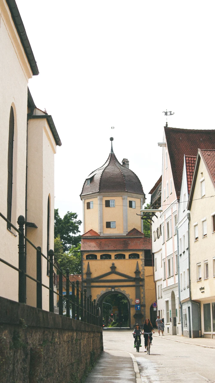 The Westertor town gate in Memmingen