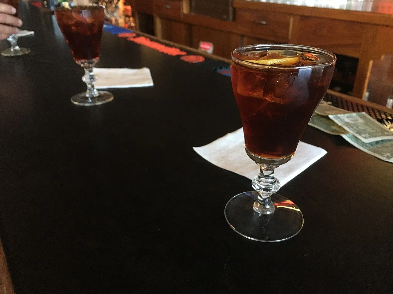 Reno Santa Fe Hotel’da fotoğraflanmış Picon Punch, 2017