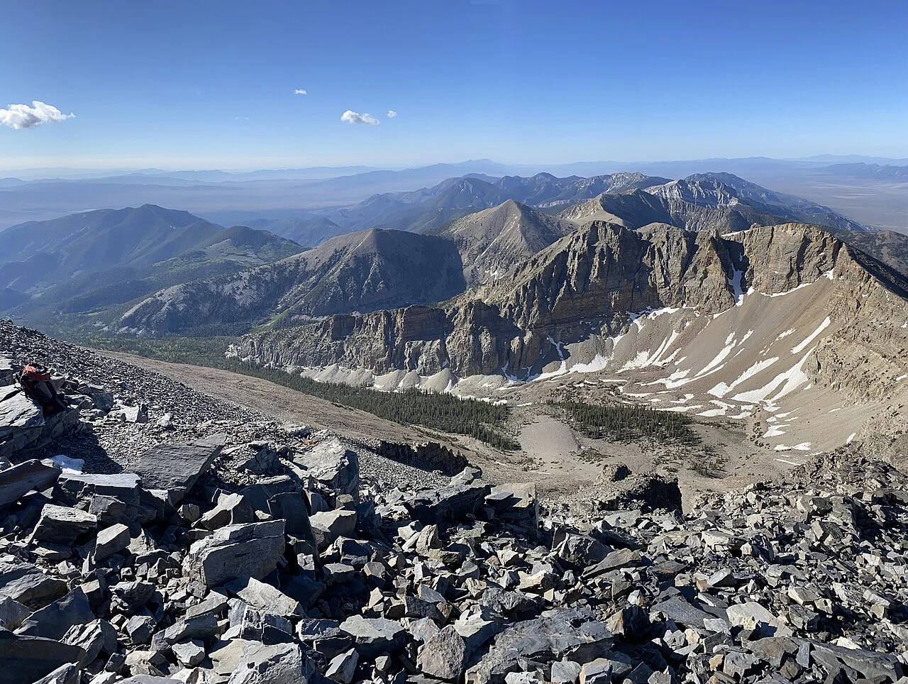 Wheeler Peak çevresinden Great Basin yüksek dağ manzarası, 2022