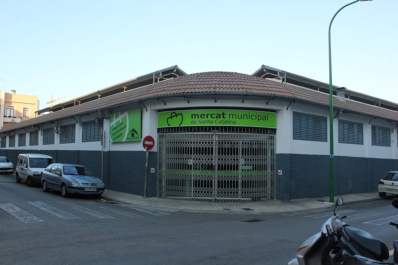 Exterior of Santa Catalina market in Palma; October 2013 archive photograph.