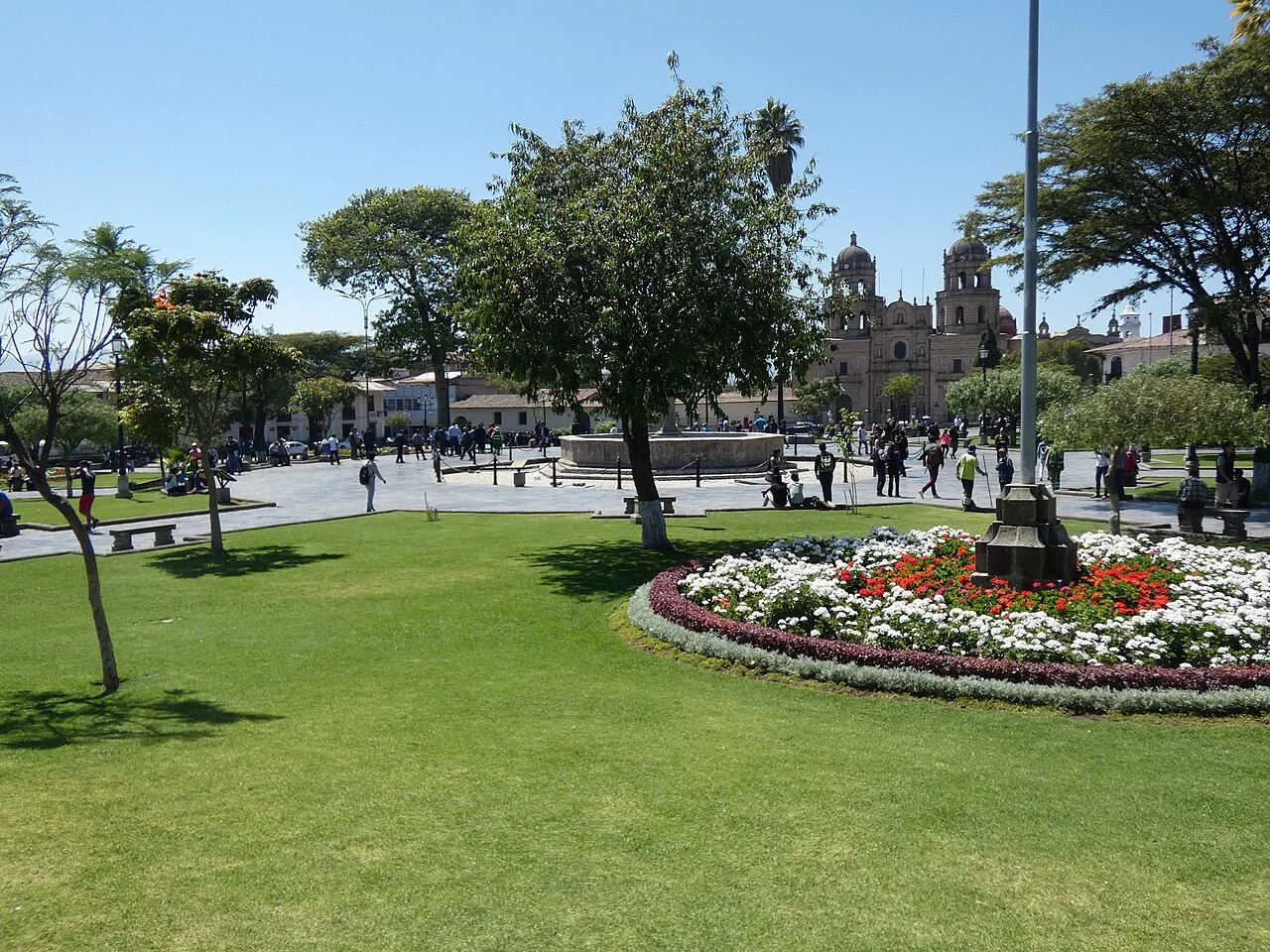 Cajamarca Plaza de Armas, Eylül 2018