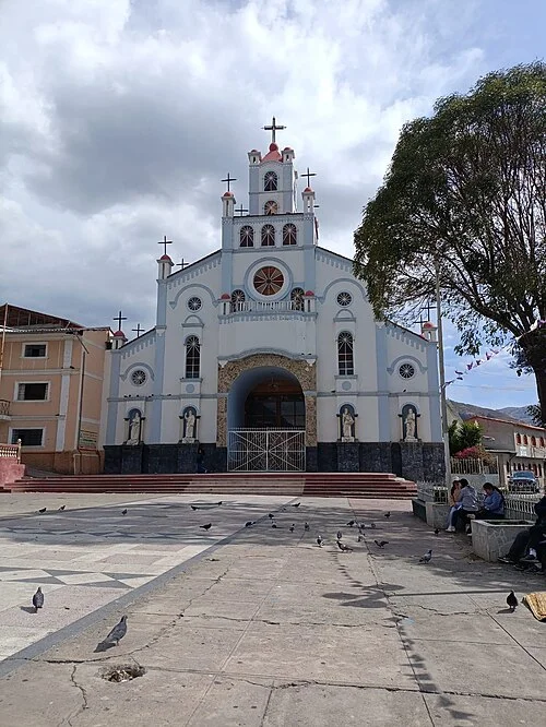 Huaraz La Soledad kilisesinin dış cephesi, Kasım 2024