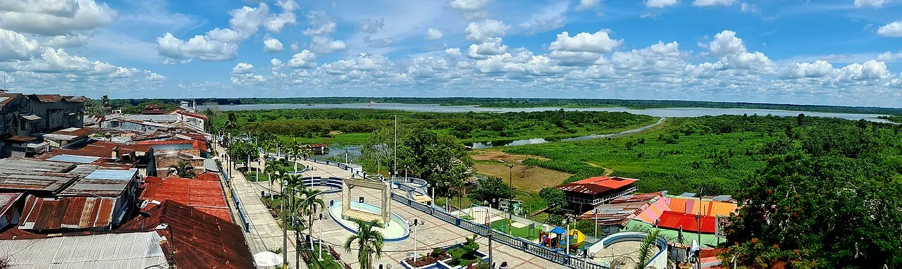 Iquitos Malecón Maldonado yönünden Itaya nehri, Kasım2024