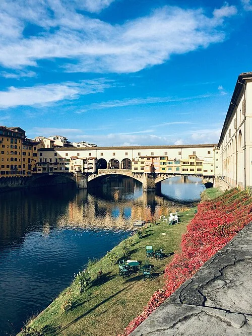 Ponte Vecchio over the Arno in Florence, Italy, 2025