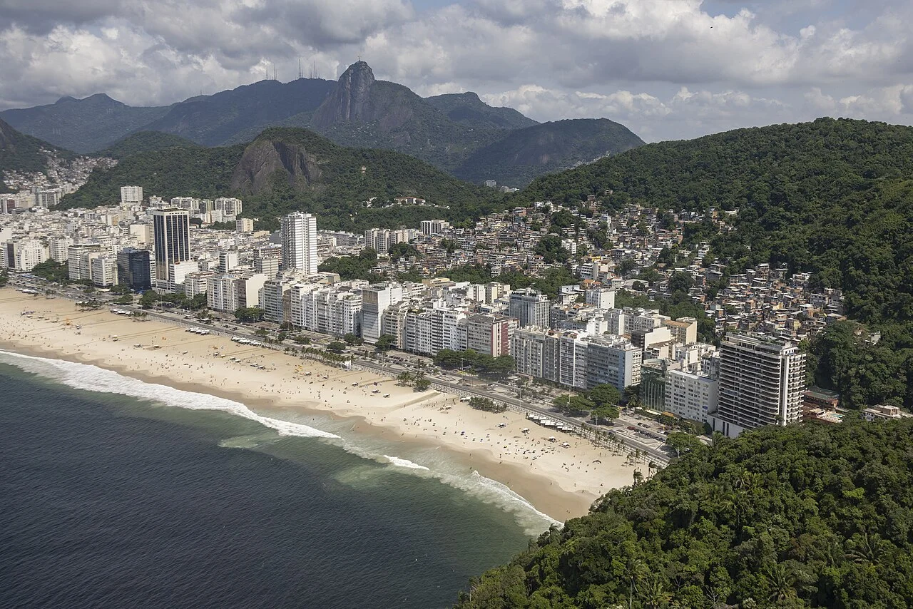 Copacabana coastal landscape, Rio de Janeiro, 2022