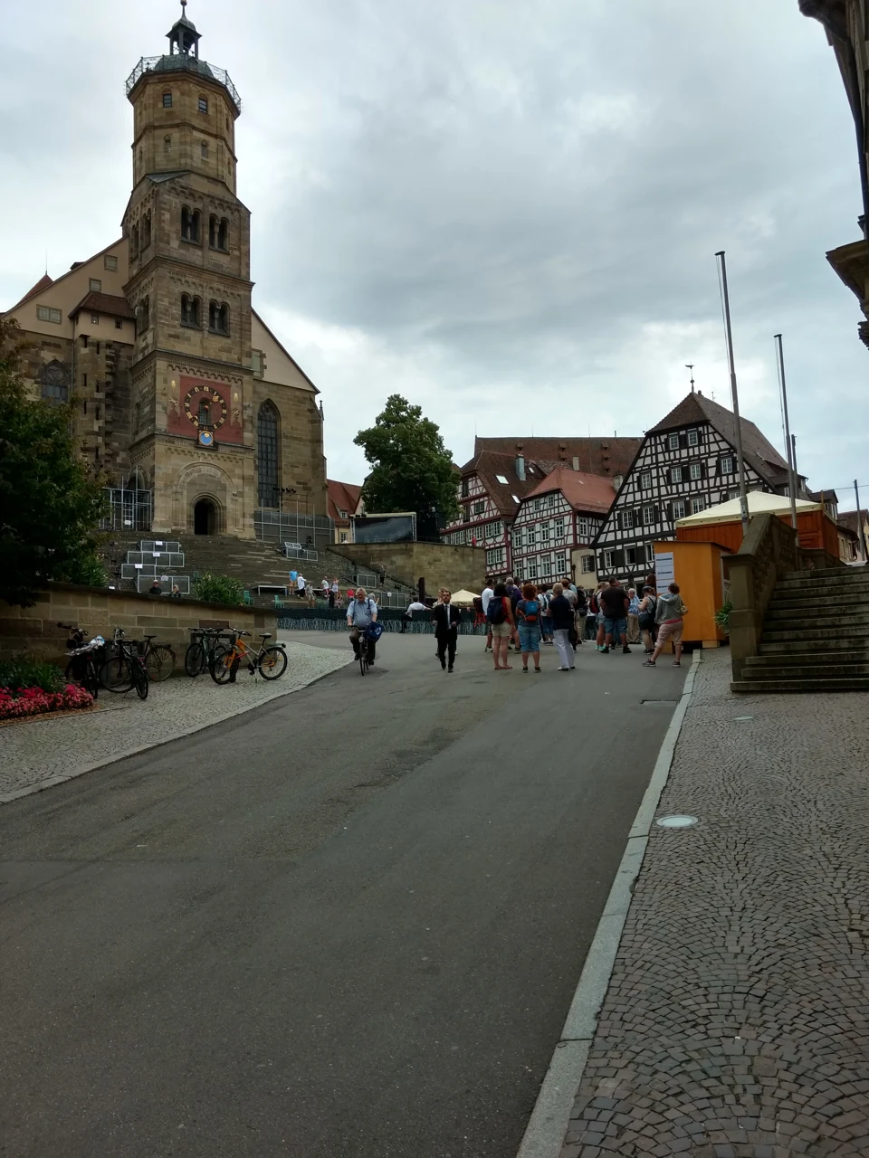 Schwäbisch Hall’da St. Michael ve merdivenleri, 2018