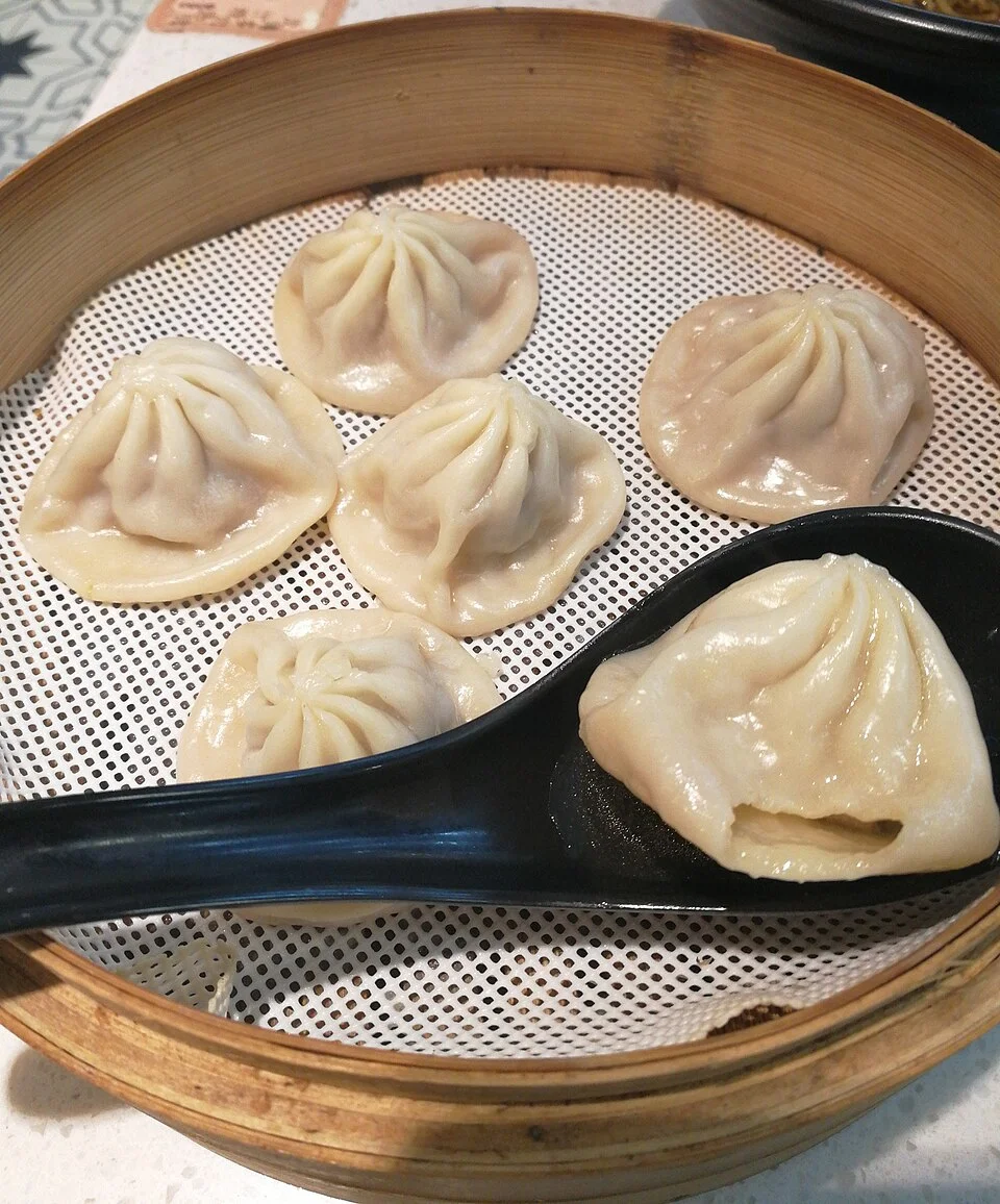 Şangay’da gerçek xiaolongbao sepeti; Robigasp, 29 Aralık 2016.