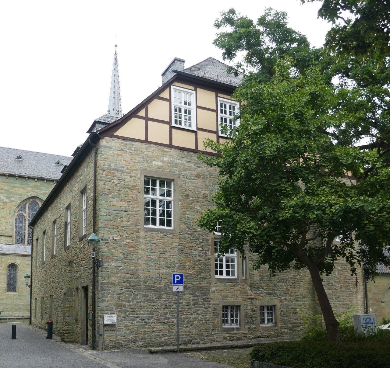 The exterior of Grünsandsteinmuseum in Soest