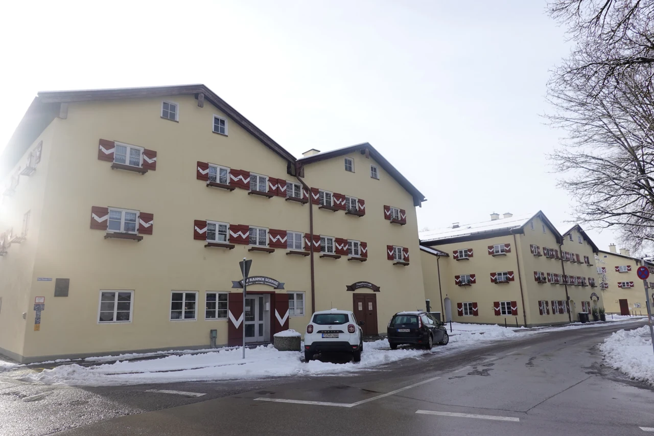 Salinenhäuser in the former salt-production district of Traunstein