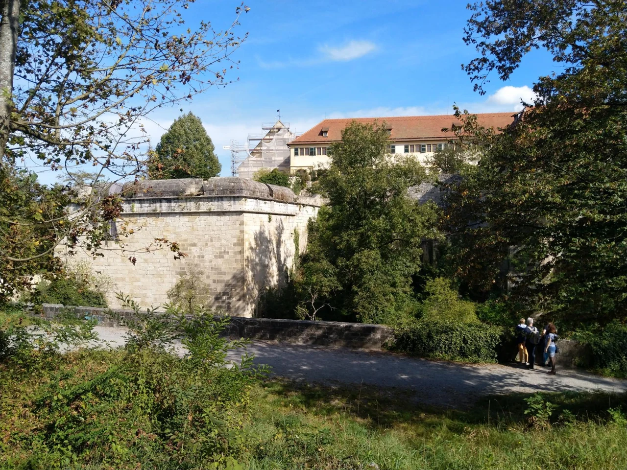 Schloss Hohentübingen ve batı burcu, 2021