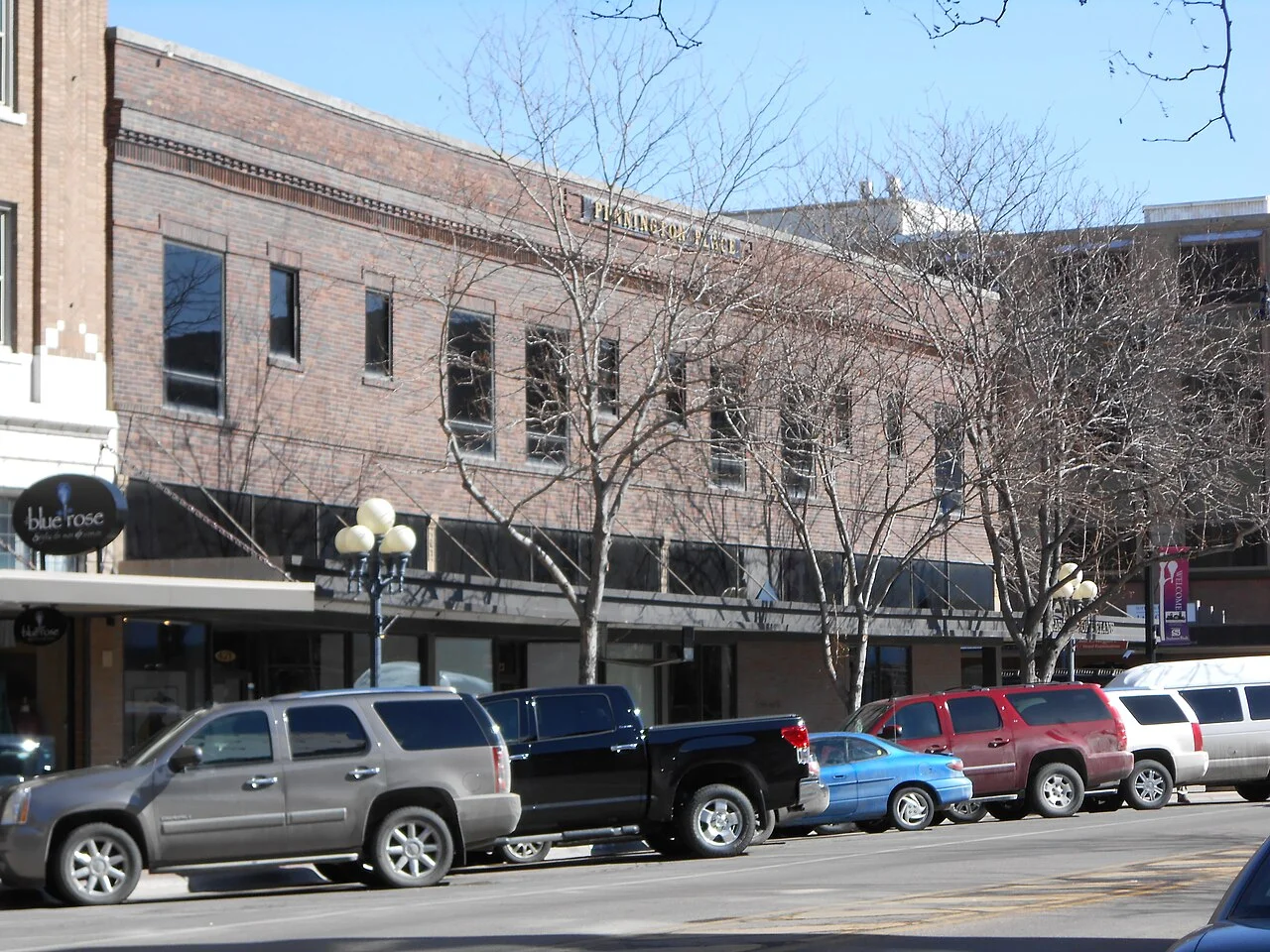 The 400 block of Central Avenue, Great Falls, March 2013; not current traffic arrangements