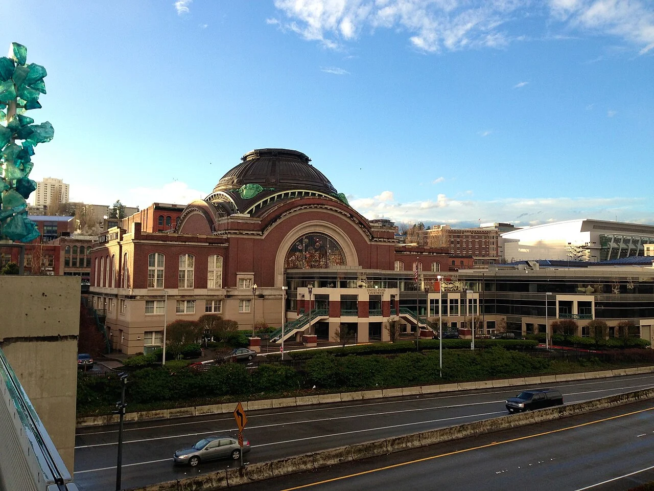 Tacoma Union Station dış görünümü, Aralık 2015