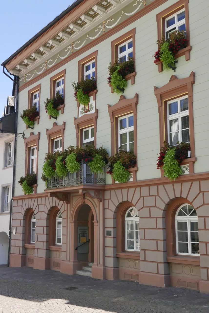 The facade of Tiengen’s town hall
