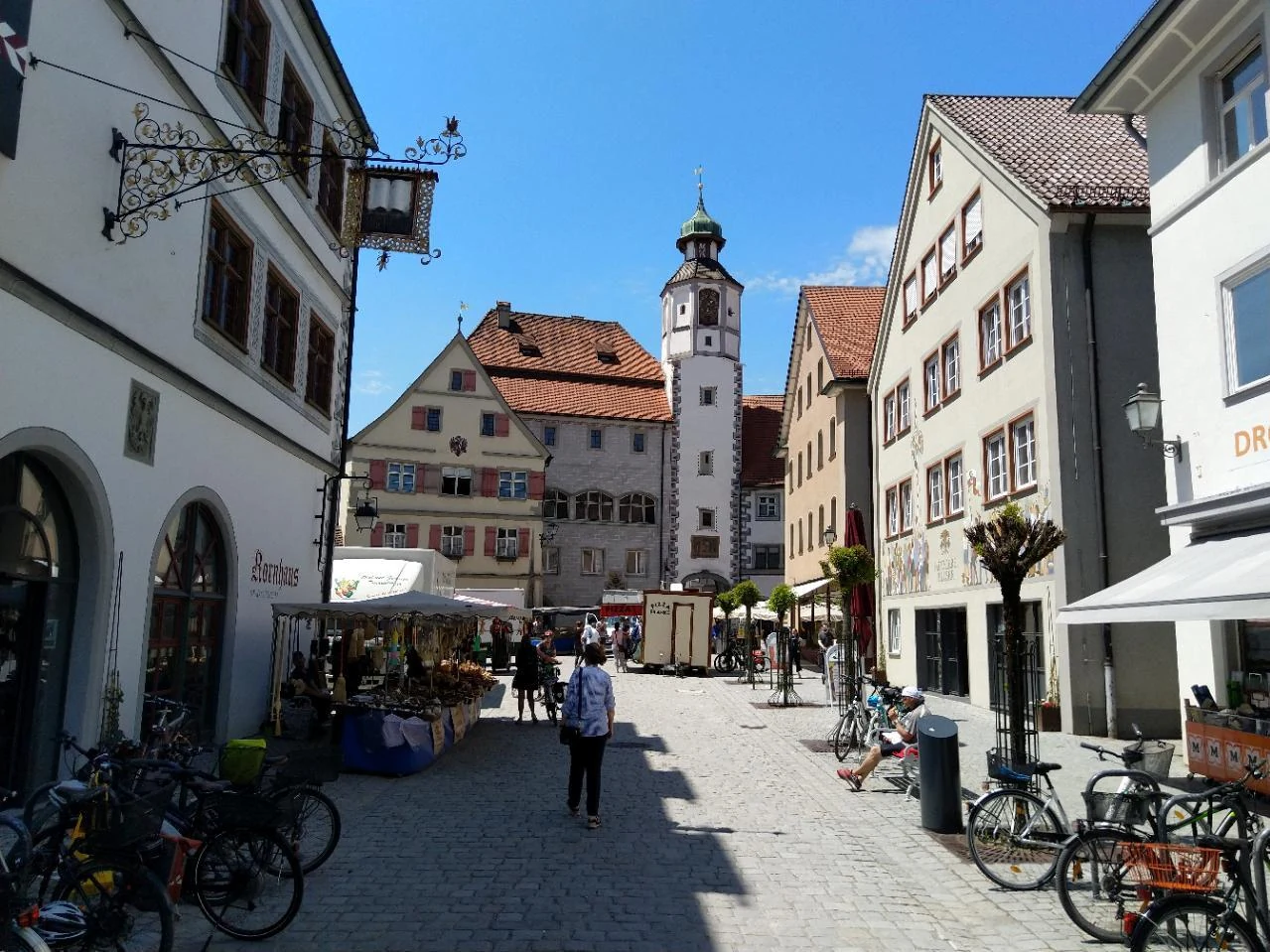 Wangen Postplatz sokak cephesi, 2021