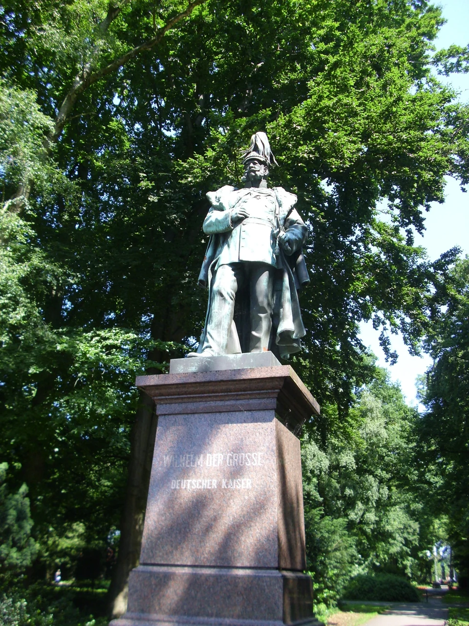 Kaiser Wilhelm statue in Wilhelmshaven in 2013