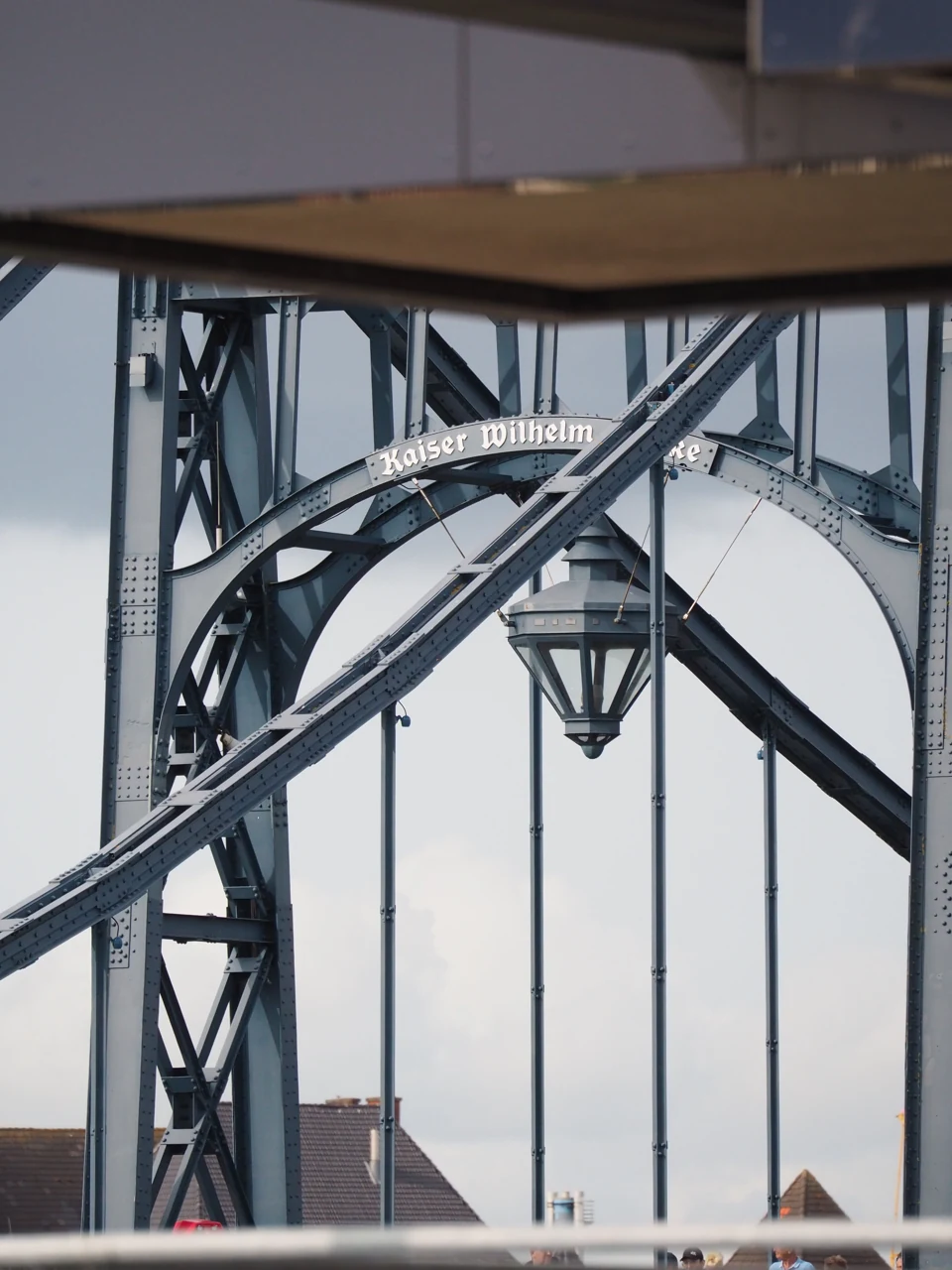 Detail of the steel structure of Kaiser-Wilhelm-Brücke