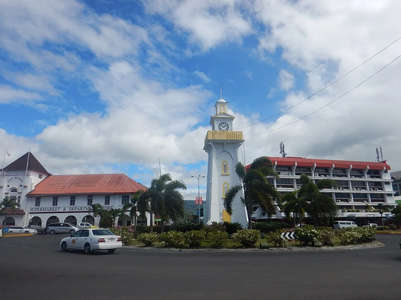 Historic Apia clock tower, 2016