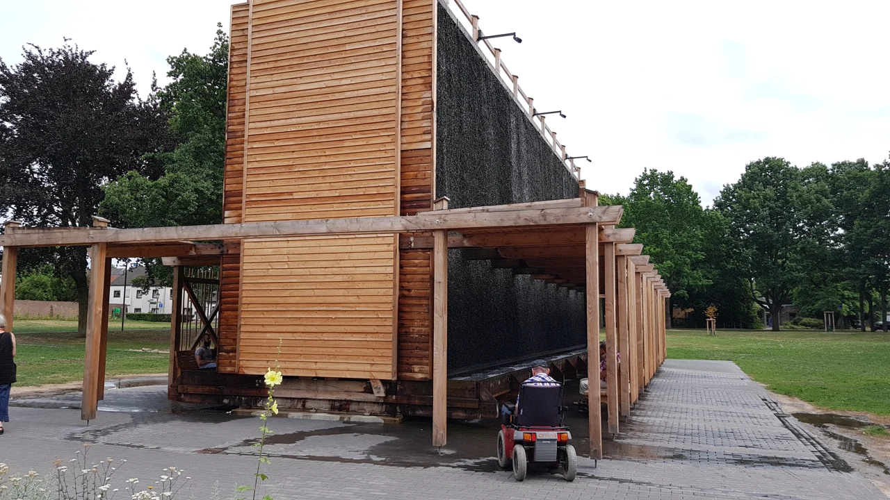 Xanten Kurpark Gradierwerk yapısı, 2019 görünümü